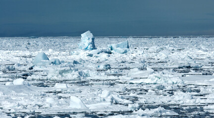 Drift ice Spitsbergen © AGAMI