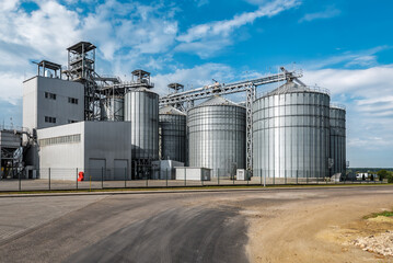 large oil factory