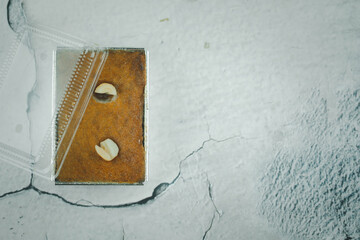 Thai coconut custard squares, Khanom Maw Kaeng.