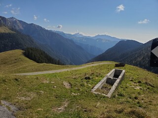 swiss mountains in the mountains