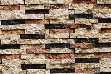 wall texture made of natural stone, suitable for wallpapers, backgrounds, screensaver