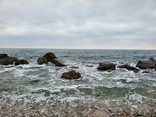 sea and rocks