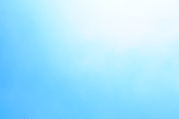 Beautiful bright blue sky and white cloud and sunlight in the morning for background and decoration 