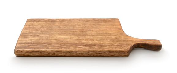 Cutting board isolated on white.
