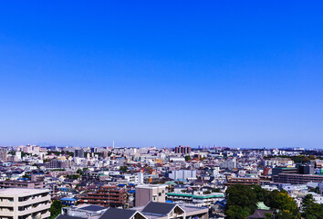 Obraz premium 千葉市街 【千葉市の都市風景】 