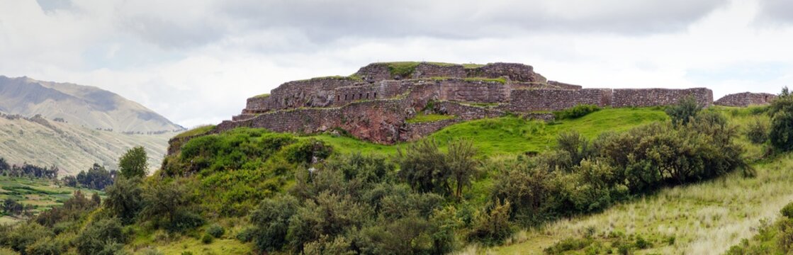 View of Puka Pukara or Puca Pucara
