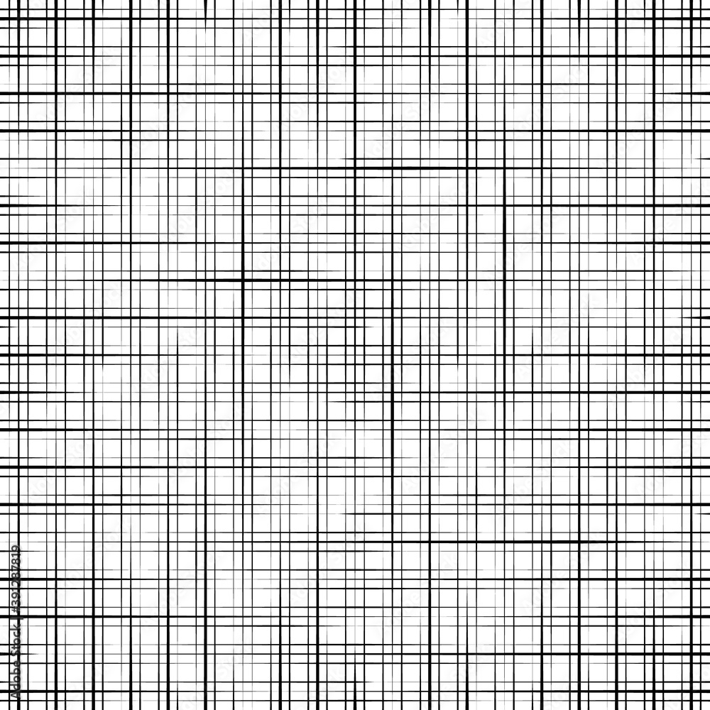 Poster criss texture. hatch cross seamless pattern. linen background. abstract rondom line. intersecting li