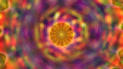 Abstract futuristic fractal background.