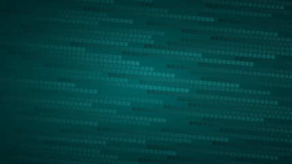 Abstract background of small squares or pixels in shades of light blue colors