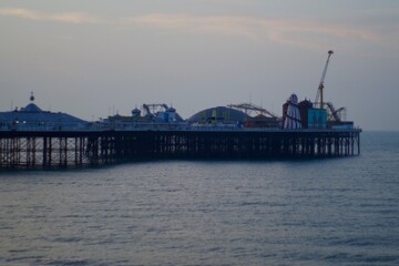 Brighton pier at sunrise