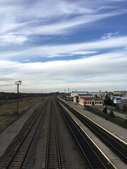 railway in the distance