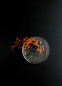 Close up of blender blade