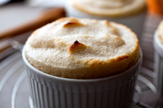 Pear and apple souffle