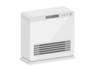 Fototapeta premium 電気ヒーターの立体イラスト
