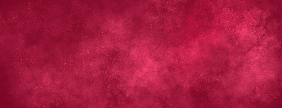 red deep burgundy simple rich cloudy motley stylish background for banners, postcards, brochures, flyers, covers. Background with a slight cloud effect and small chaotic light dots