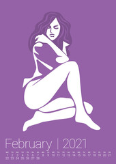 Vector Erotic Calendar