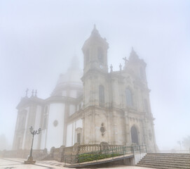 The Sanctuary of Our Lady of Sameiro near Braga in Portugal