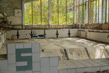Swimming pool in Chernobyl