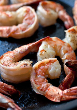 Close up of fried shrimp