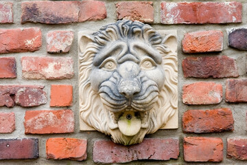 Wasserspeier Löwenkopf