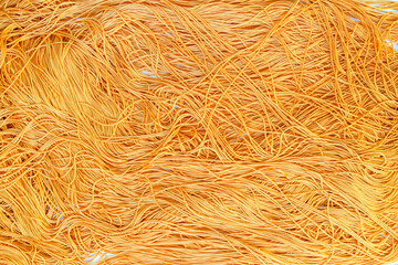 Close up of thin rope part background