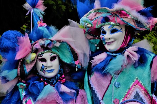 Arlequins, masque de venise
