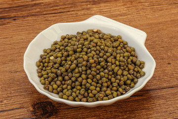 Vegetarian cuisine - dry green lentil