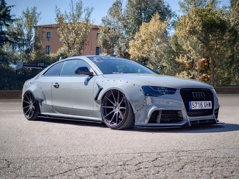 MONTMELO, SPAIN-SEPTEMBER 29, 2019: Tuned 2013 Audi S5 Coupe (B8.5/8.5T)