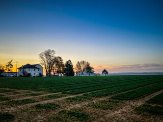 Beautiful Sunrise Sky in Cranbury New Jersey 