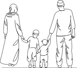 muslim family