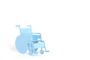 ペーパークラフトの車椅子