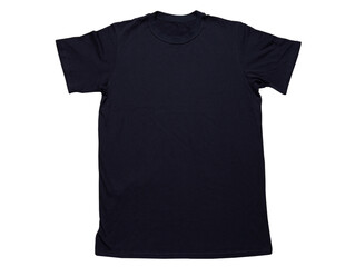 t-shirt front isolated on white background. Men's t-shirt isolated on white background.