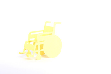 ペーパークラフトの車椅子