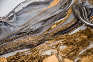 commissioned resin geode sapphire and emerald
original artwork