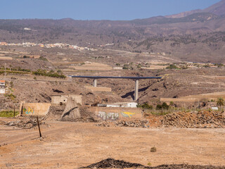 Impressive large road bridge joinng the south of the island of teneriffe to the more notherly areas...