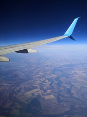 Obraz premium view from airplane window