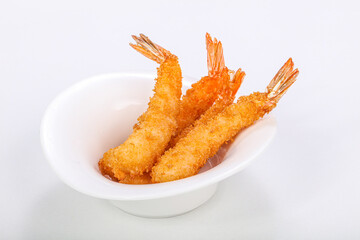 Asian style - prawn in tempura