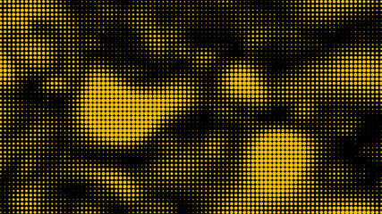 Colored dot array background isolated. Sea wave camouflage from stains. Abstract vector layer for presentation.