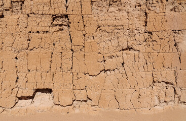 Texture of a Houses Wall at Casa Grande Ruins National Monument