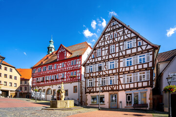 Rathaus, Backnang, Baden-Württemberg, Deutschland 