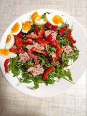salad with shrimps