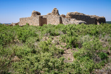 Fototapeta premium Gran Quivira Ruins at Salinas Pueblo Missions National Monument