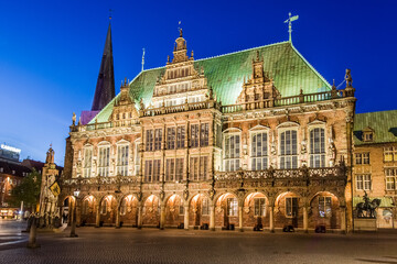 Fototapeta na wymiar Rathaus Bremen