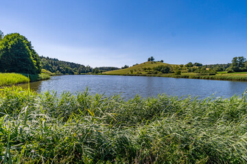 Beautiful hike on the Klosterweiher Weg near Salem