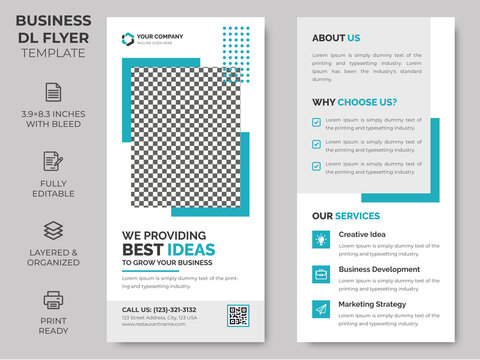 Rack Card Corporate DL Flyer Template