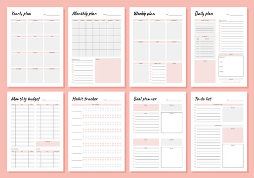 Life Planner Template Images – Browse 3,174 Stock Photos, Vectors