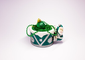 Christmas composition with a hanging bracket.