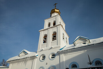 The belfry of the white Church