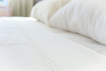Fototapeta na wymiar textil, cama, ropa de cama