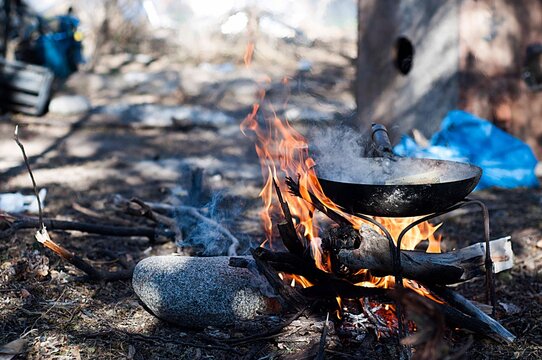fuego, fogon, cocina a las brasas